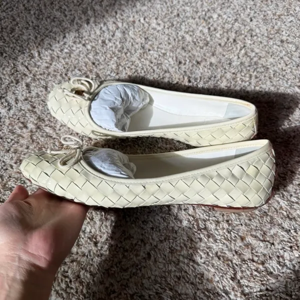 Tory Burch Bleach Prescot Patent Calf Leather Flats - Image 3