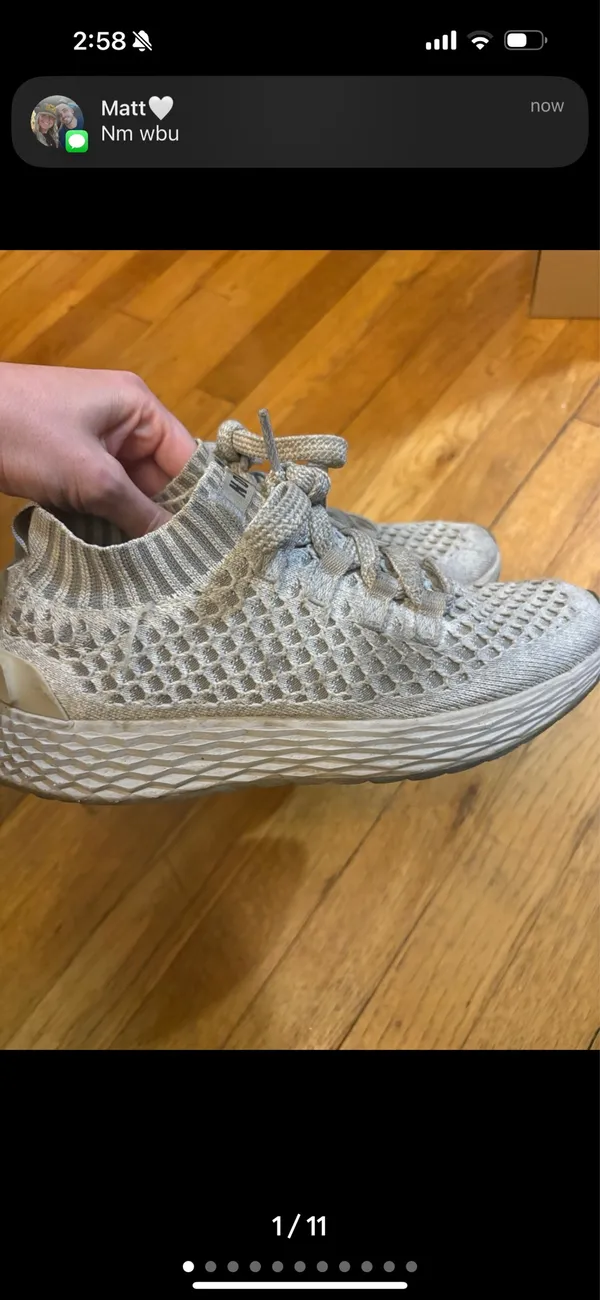 Allday Knit Nobull Grey Sneakers Women’s 7.5 - Image 8