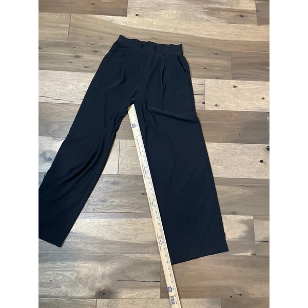 Halara Flex High Waisted Wide Leg Micro Black Pants Size S - Image 4