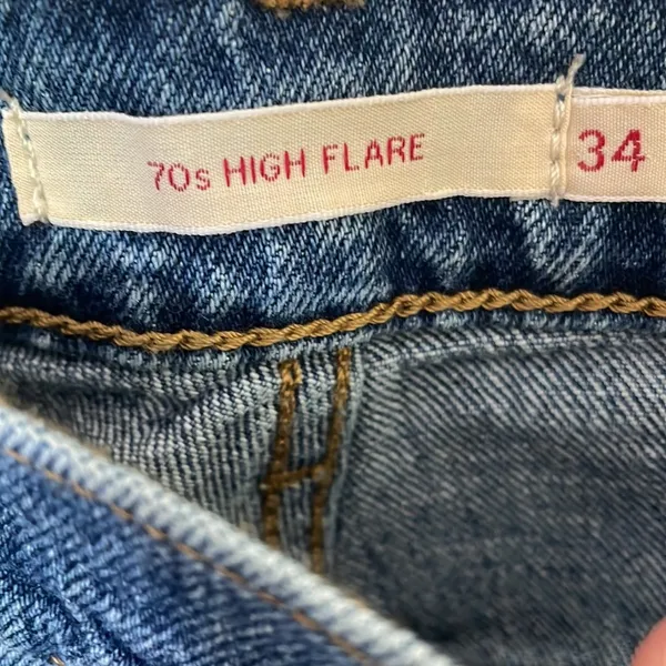 Levi’s 714 70s High Flare Jeans 34 - Image 5