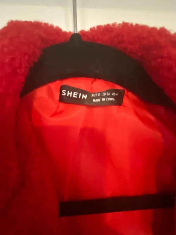 Comfy Red Coat - Image 2