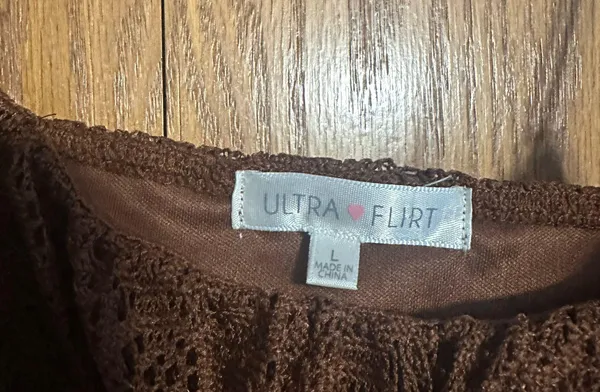 Brown Midi Dress Size L - Image 2