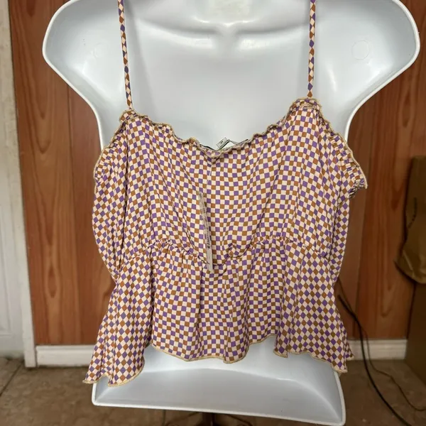 Papaya crop top‎ sz m - Image 3
