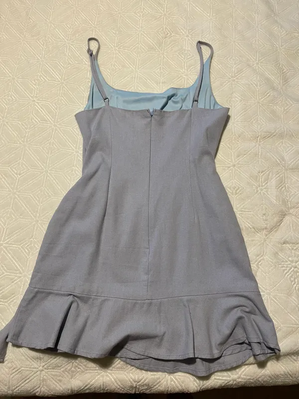 Polly Blue Dress - Image 4