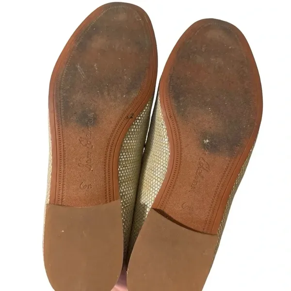 ✨ Sam Edelman Loraine Woven Loafers Metallic Gold Flats‎ Sz 6.5 VGUC ✨ - Image 5