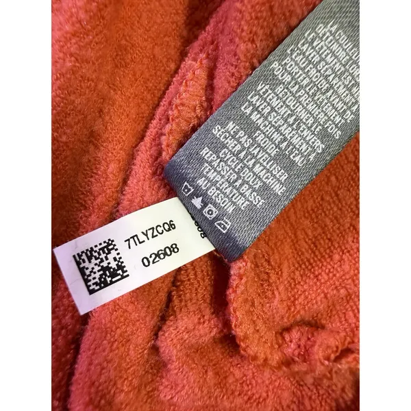 Aerie Coral 1/4 Zip Sweater W/ Kangaroo Pockets Sz L D42 Fall Cottage Festival - Image 5