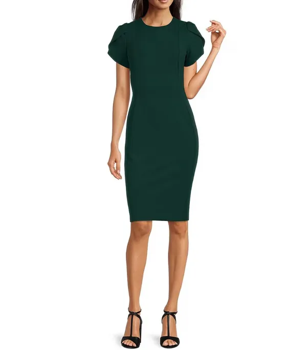 Calvin Klein Green Dress - Image 5