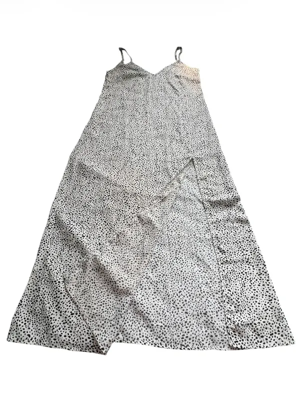 SHEIN Black & White Polka Dot A-Line Maxi Skirt - Image 3