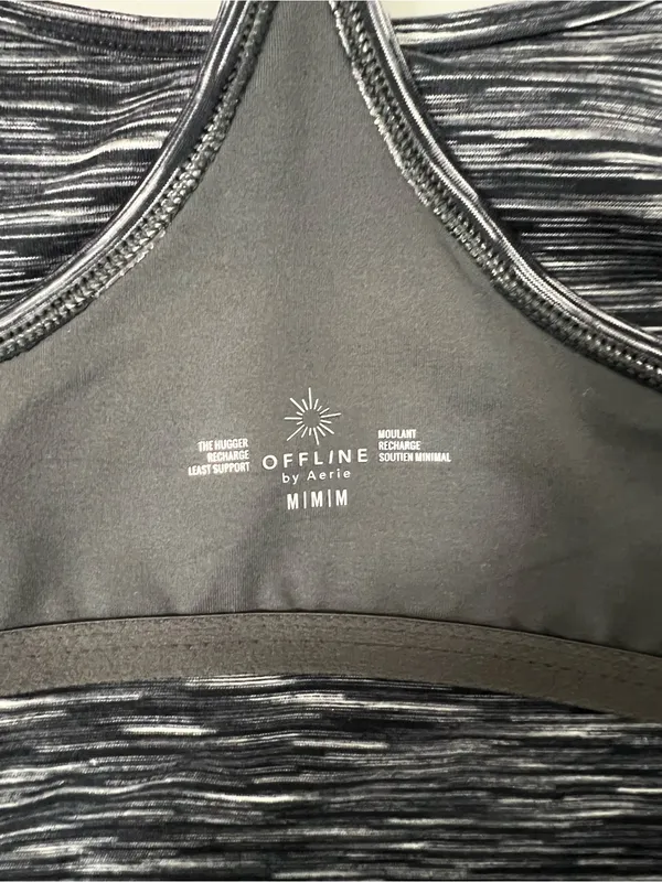 OFFLINE By Aerie Seamless Space-Dye Crop Tank - Navy - Image 5