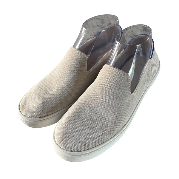 Rothy's The Sneaker Women 8.5 Sand Tan Minimalist Slip On Sustainable Shoes - Image 3