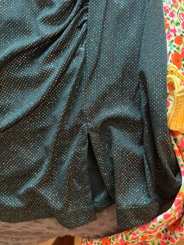Emerald Sundae Green Sparkly Dress - Image 3
