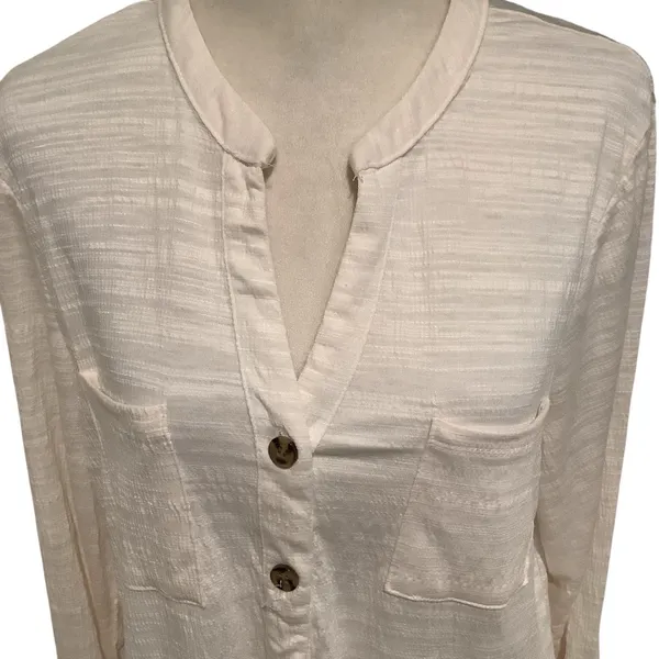 Carolyn Taylor Button Down Long Sleeve or 3/4 Sleeves SEE PIC. Size XL BRAND NEW - Image 2