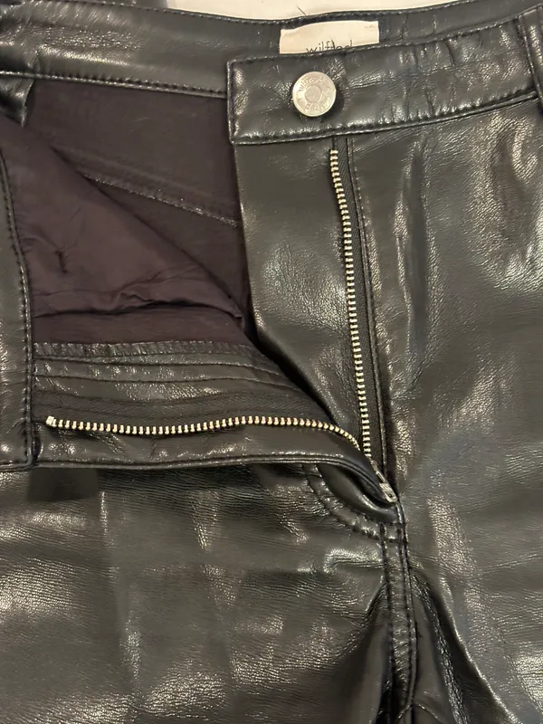 Aritzia Melina Super High Rise leather pants - Image 8