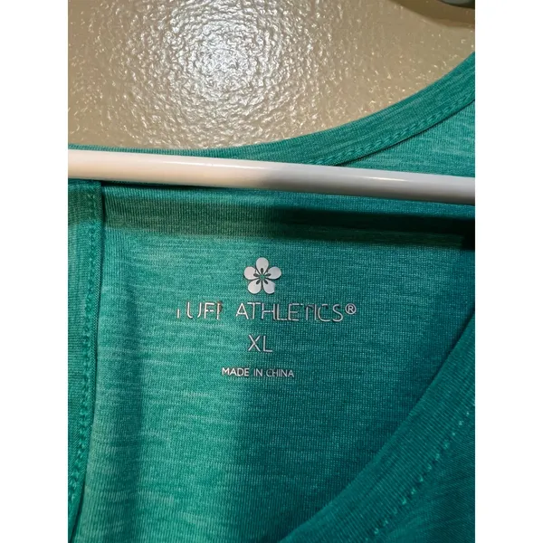 Tuff Athletics Women's Sz XL Active T-Shirt Spectra Green Heathered Short Sleeve - Image 11