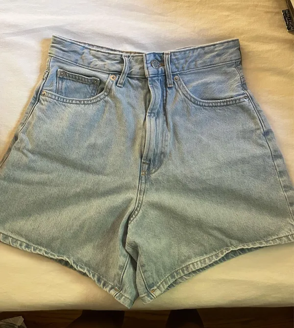 Everlane A-Line Denim Shorts - Image 2