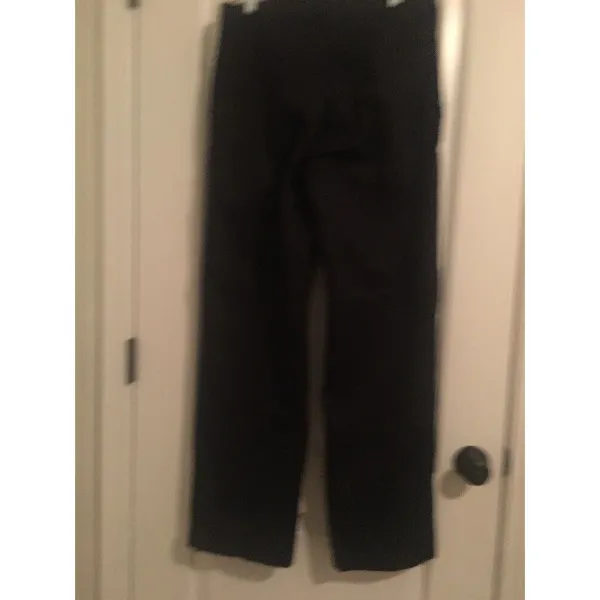 Delta Women's Black Pants Casual Work Size 8 - Image 5