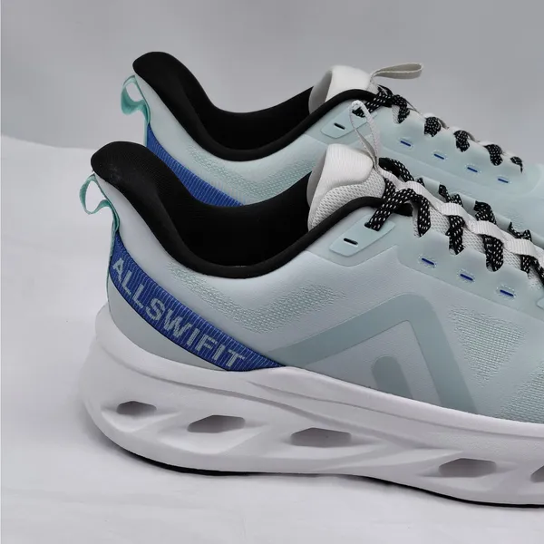 ALLSWIFIT Womens Running Sneakers Size 9.5 Green Blue Sporty Athletic Shoes - Image 4