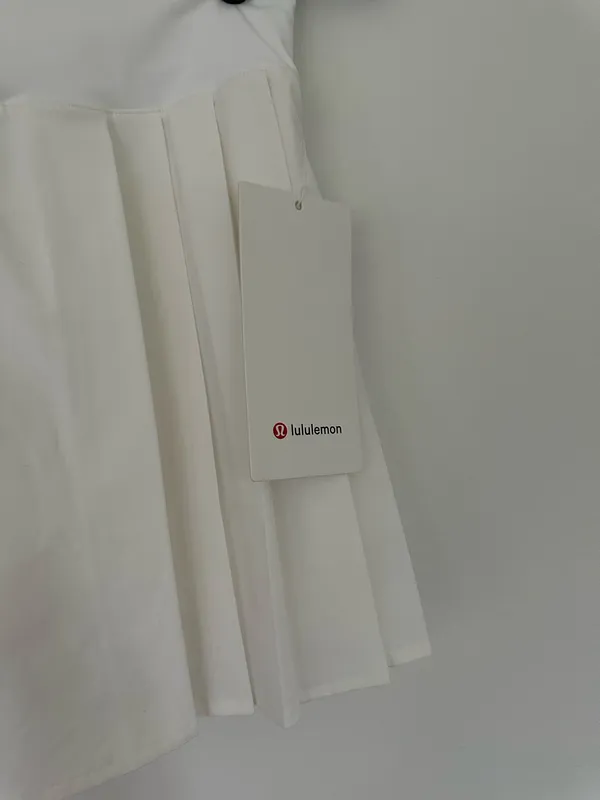 Lululemon Side-Pleat High-Rise Tennis Skirt White 6 - Image 2