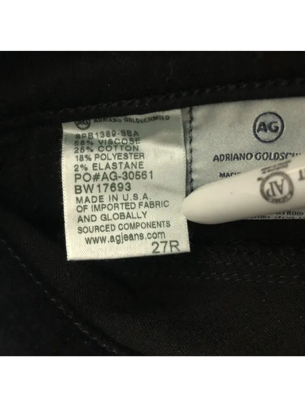 Adriano Goldschmied Black Super Skinny Legging Ankle Jeans 27R Womens Stretch - Image 5
