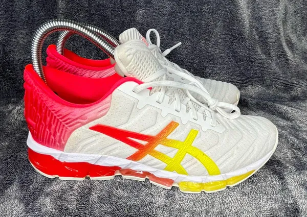 Asics Gel Quantum 360 Women's US 9 White/Sour Yuzu Running Shoes - Image 3