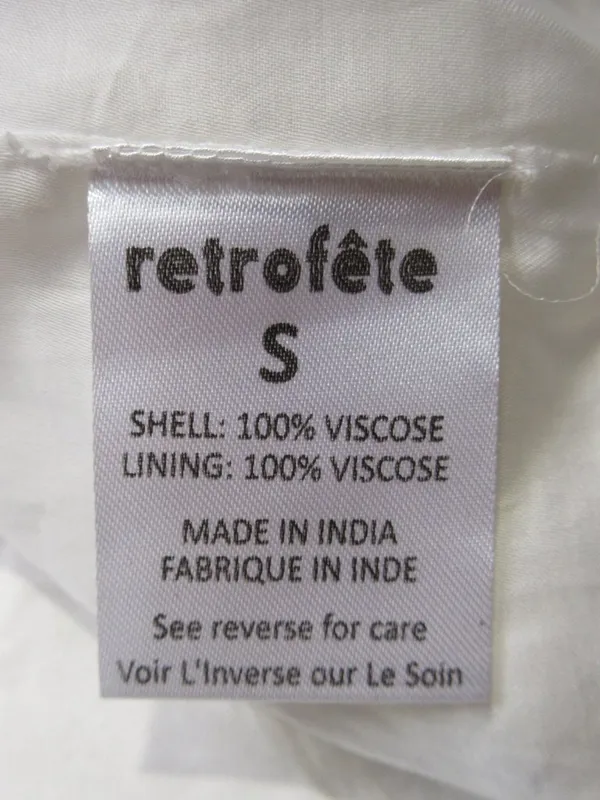 NWT retrofete Gabrielle Robe in Moonglow White Sequin Mini Wrap Dress S $635 - Image 10
