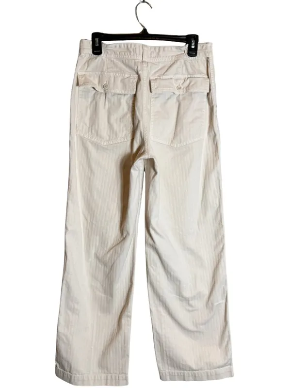 Madewell The Perfect Vintage Wide-Leg Pant: Utility Edition Women's 29 Linen Tan - Image 5