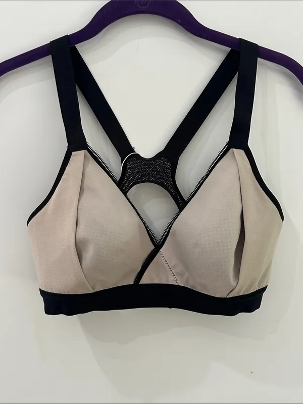 Lululemon Awake To Lace Bra 34D Black Barely Beige Wireless Sports Bra W2AQVS - Image 14