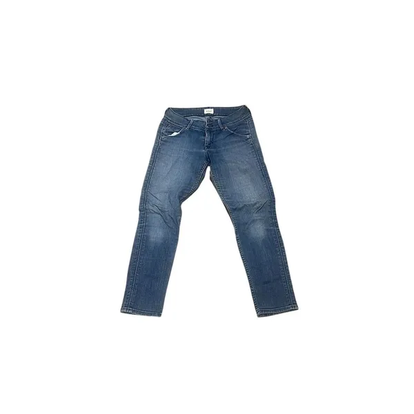 Hudson Women's Wide-Leg A-Line Jeans Size 24 Standard Medium Wash Blue Denim - Image 7