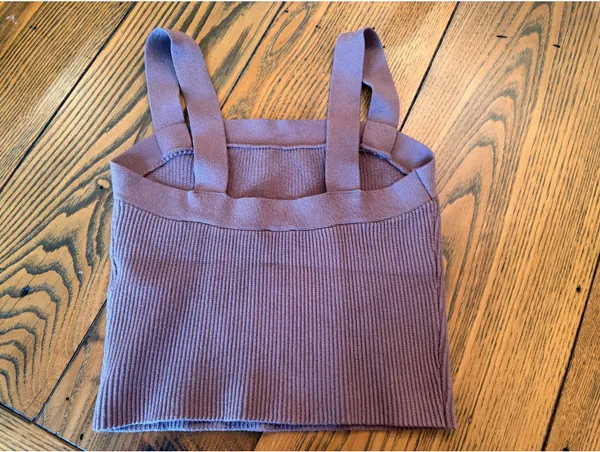 Abercrombie & Fitch Cropped Sweater Tank, Size M - Image 2