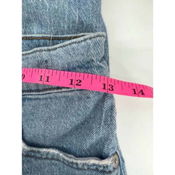 Madewell‎ The Perfect Vintage Jean Straight Size 25 Distressed Raw Hem Y2K 90s - Image 5
