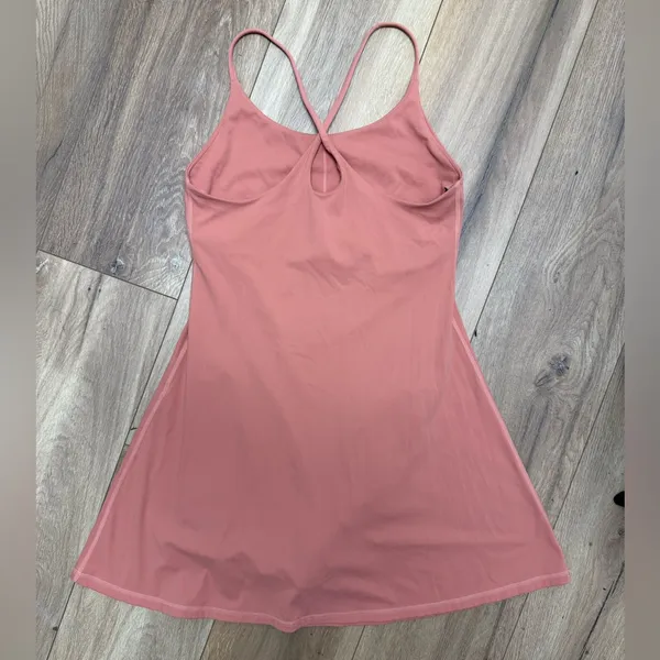 Coral Pink Strappy Athletic Dress Size Medium - Image 2