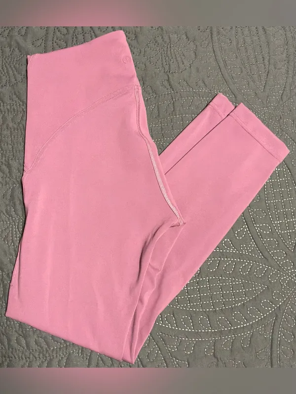 #52 Lululemon In Still High Rise Tight Velvet Dust Leggings Size 6 - Image 2