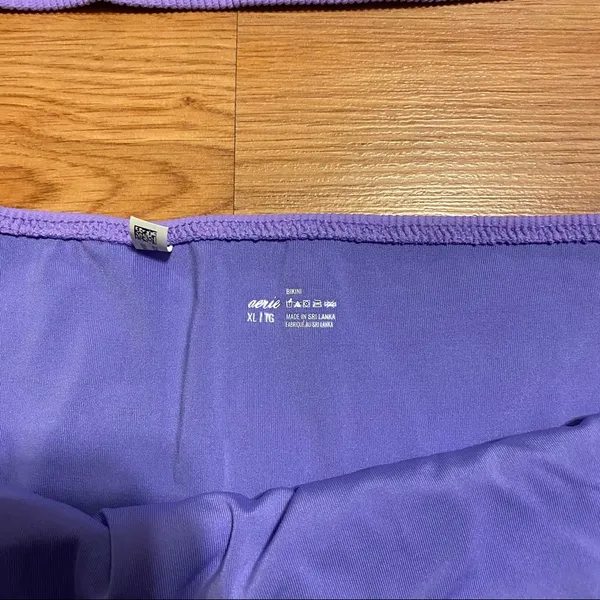 Aerie purple longline bikini BOTTOM ONLY XL - Image 4