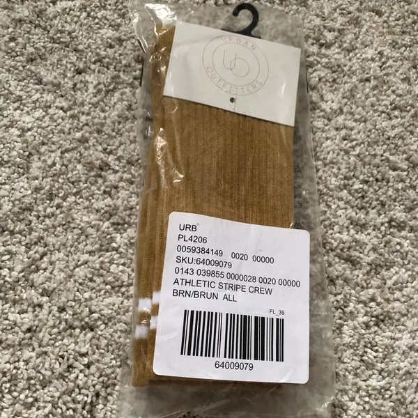Urban Outfitters New athletic stripe crew socks, one size - Image 8