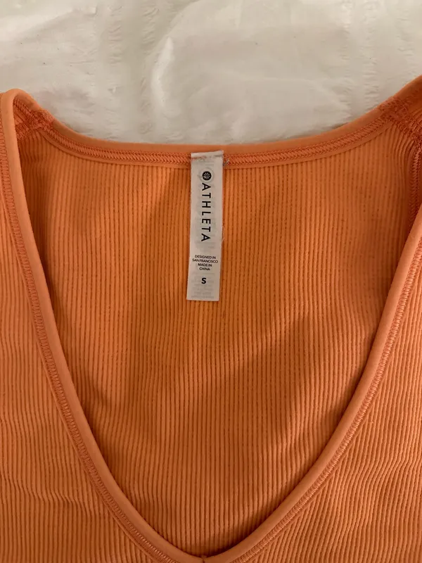 Orange Athleta Tank Top - Image 3