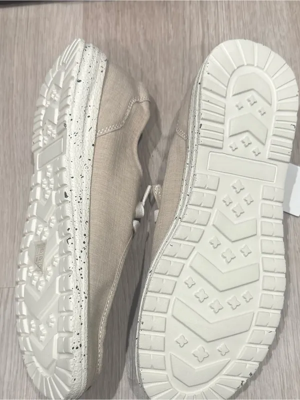 Women’s moccasin Neutral Lace Shoes - Beige size 10 new tags casual beach cute - Image 4