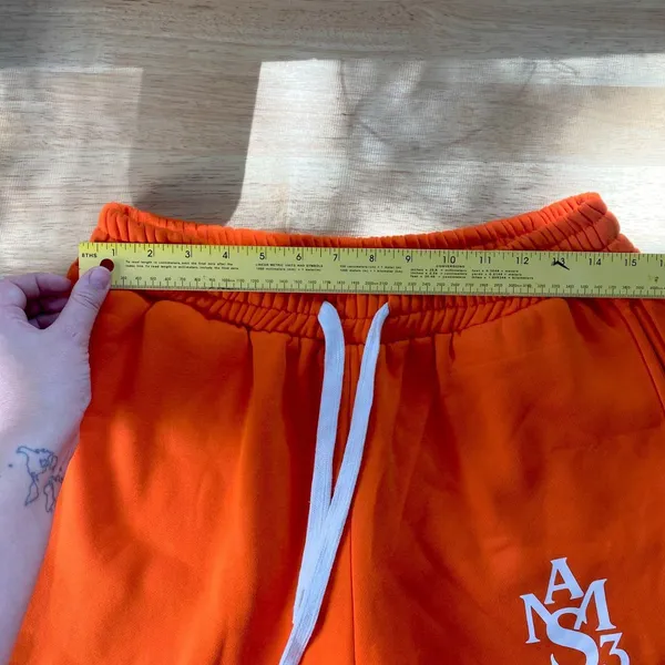 NWT Bright Orange "Nasa" Drawstring Jogger Sweatpants Refill Size 3X - Image 6