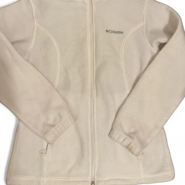 Women's Columbia Benton Springs Zip Front Fleece Jacket Size Medium - Image 2