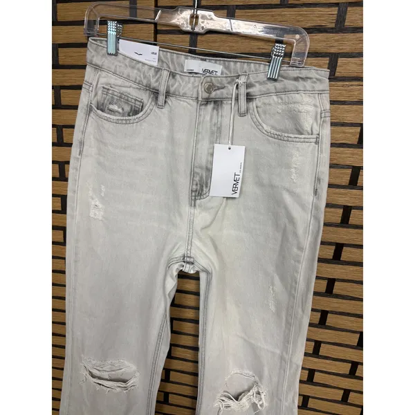 Vervet‎ Gray Leslie 90's Vintage Flare Jeans Size 28 - Image 3
