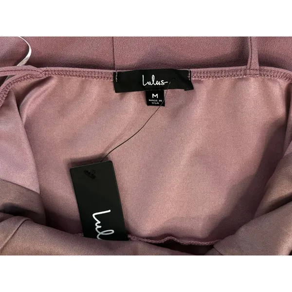 Lulu's Forever My Girl Mini Dress Pink MEDIUM Tulip Skirt Pastel Sleeveless Chic - Image 2