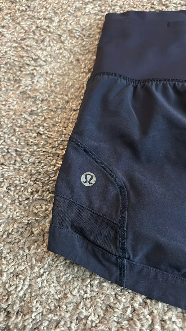 Navy Blue Lululemon Shorts - Image 4