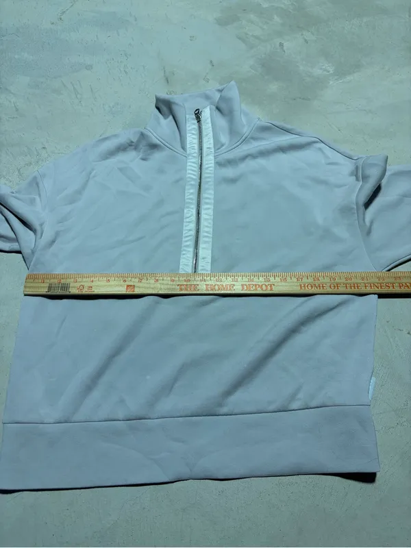 Varley double soft Kellie half zip medium sweatshirt - Image 2