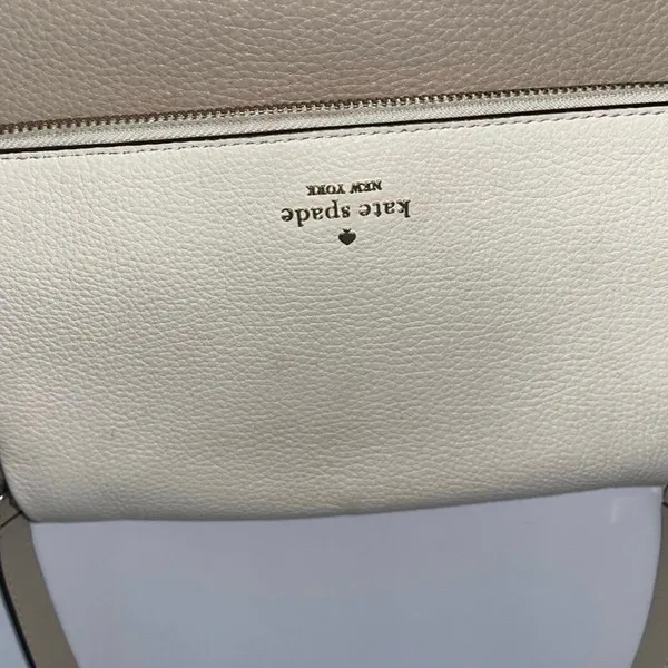 Kate Spade Beige and Taupe Shoulder Bag - Image 3