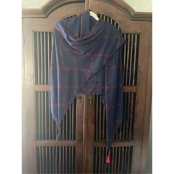 Scarf or beach cover Blue - Image 3