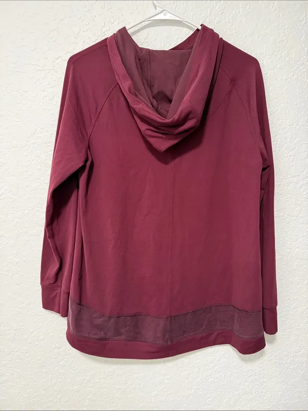 🍋 LULULEMON Starting Place Hoodie in Garnet Size 6 - Image 4