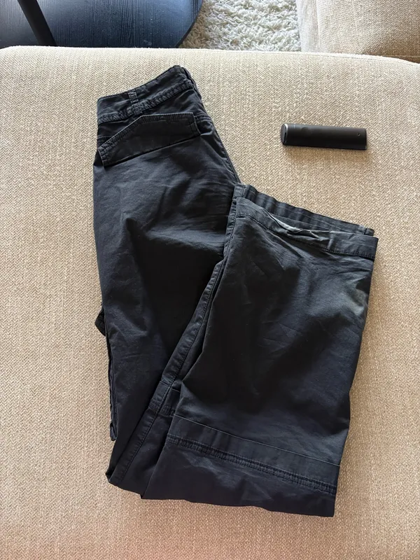 Garage Black Cargo Pants - Image 2