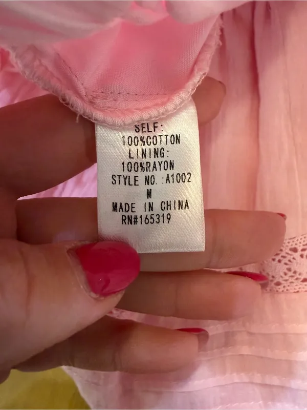 Day + Moon Pink Tiered Lace Mini Skirt - Image 5