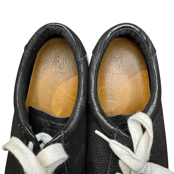 Frye Shoes Womens Size 8.5 Black‎ Leather Low Top Lace Up Sneakers 3471350.BLK - Image 3