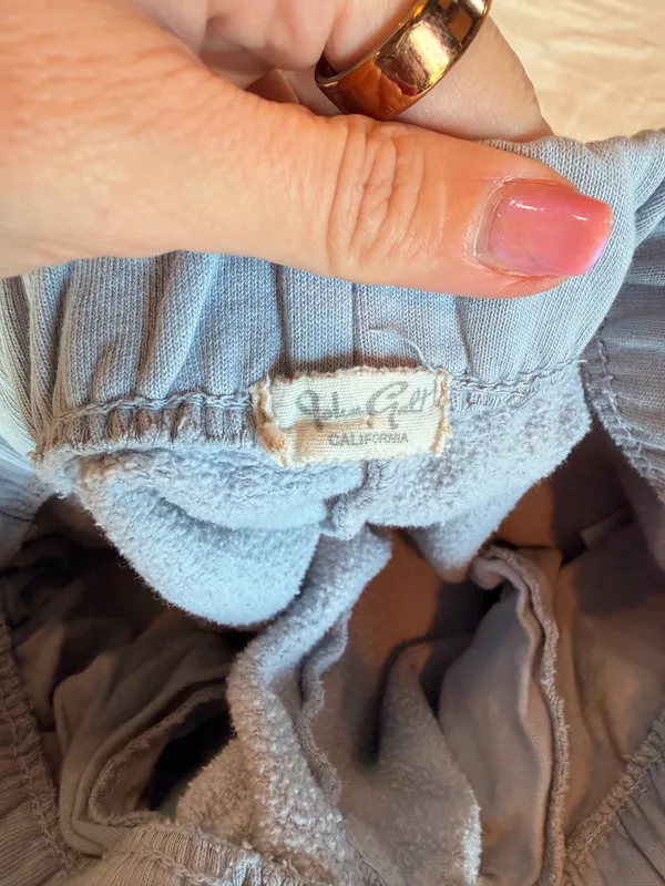 J. Galt Gray/blunFleece Jogger Sweatpants Women’s Cozy Lounge Size Small - Image 3