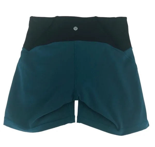 Lululemon Train Times Short 6" Inseam Nile Blue / Black Size 8 - Image 8